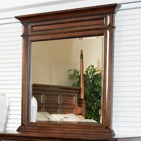 Wood Frame Dresser Mirror